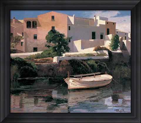 Framed Rincn del Puerto Print