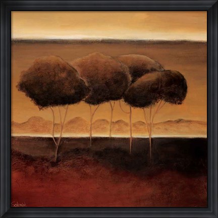 Framed Vista de Espanole Print