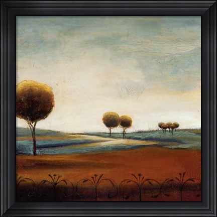 Framed Tranquil Plains I Print