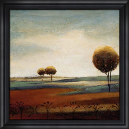 Framed Tranquil Plains II Print