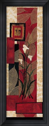 Framed Floral Fantasy I Print