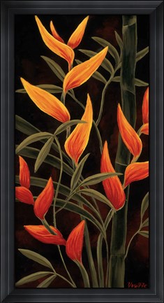 Framed Sunburst Blossoms Print