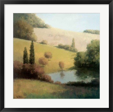 Framed Inspired Hillsides I Print