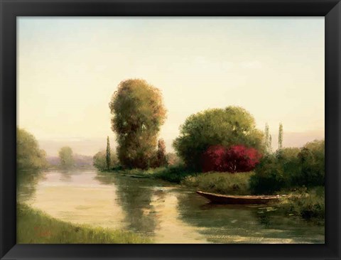 Framed By the Riverside Print