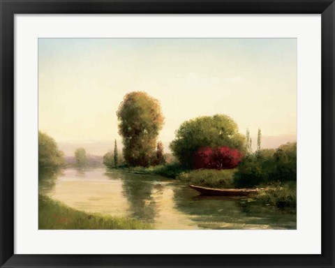 Framed By the Riverside Print