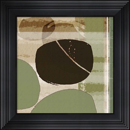 Framed Skipping Stones III Print