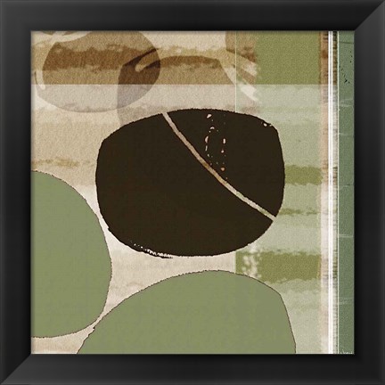 Framed Skipping Stones III Print