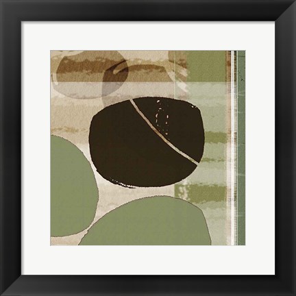 Framed Skipping Stones III Print