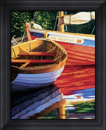 Framed Late Afternoon Reflections Print