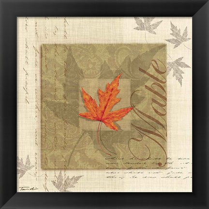 Framed Maple Print