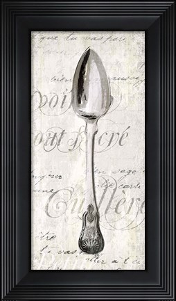Framed Decoative Spoon Print