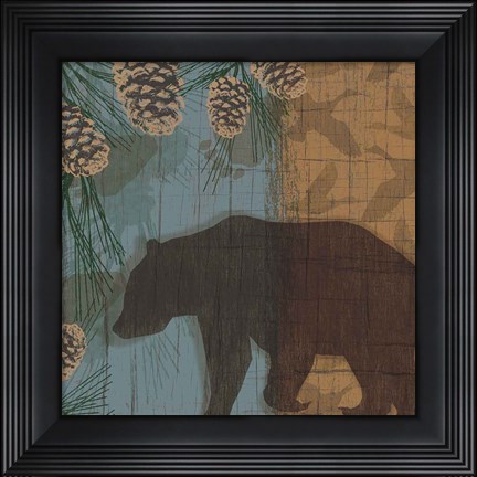 Framed Yellowstone Park I Print