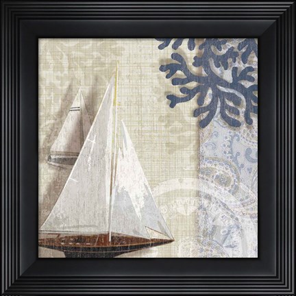 Framed Sailing Adventure I Print