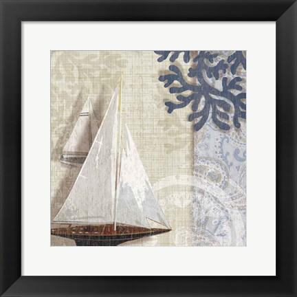 Framed Sailing Adventure I Print