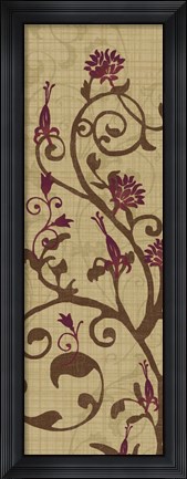 Framed Curly Grass II Print