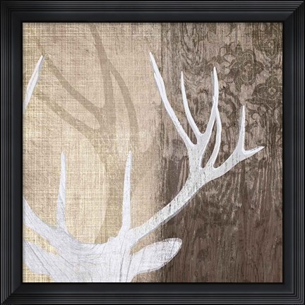 Framed Deer Lodge II Print