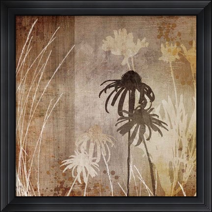 Framed Floral A Print