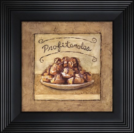 Framed Profiteroles Print