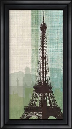 Framed Eiffel Tower II Print