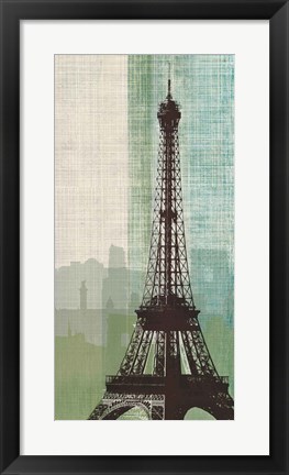 Framed Eiffel Tower II Print