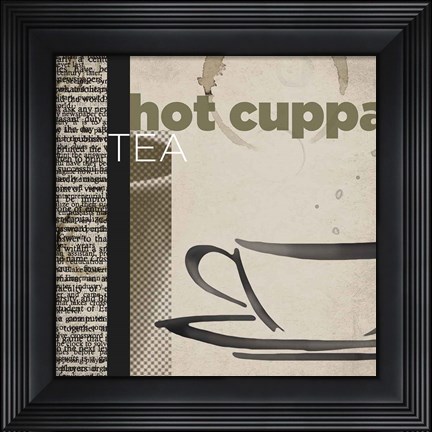 Framed Hot Cuppa Tea Print