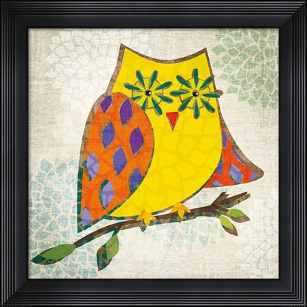 Framed Who&#39;s Hoo II Print