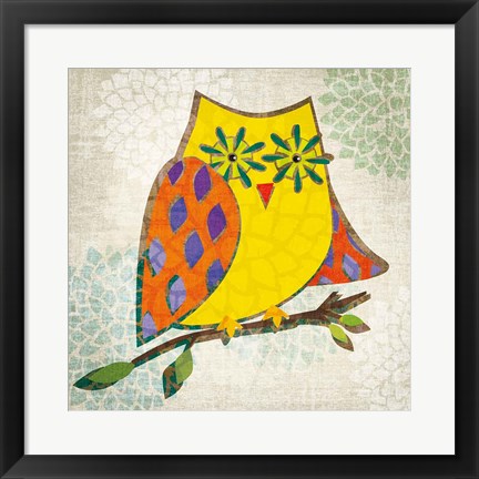 Framed Who&#39;s Hoo II Print