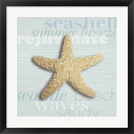 Framed Beach Collection II Print