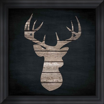 Framed Urban Antlers II Print