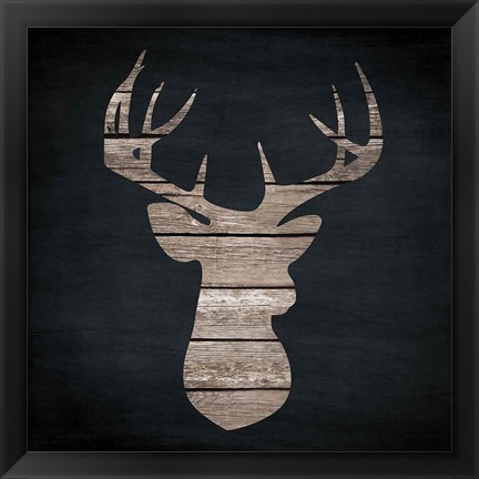 Framed Urban Antlers II Print