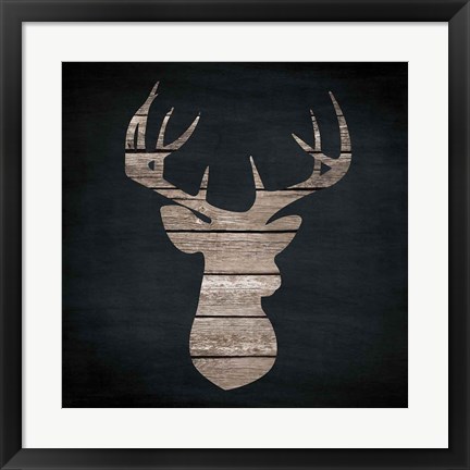 Framed Urban Antlers II Print