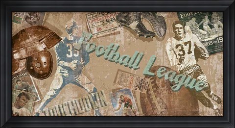 Framed Touch Down Print