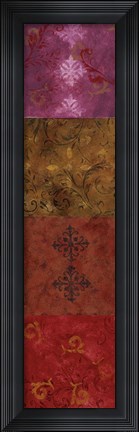 Framed Tamarind Splash I Print