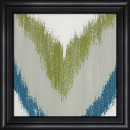 Framed Zigs N Zags I Print