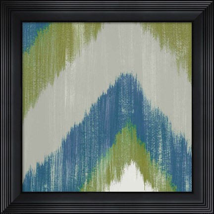 Framed Zigs N Zags II Print
