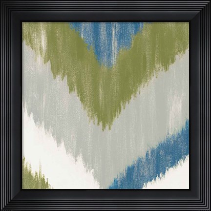 Framed Zigs N Zags IV Print