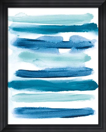 Framed Waves I Print