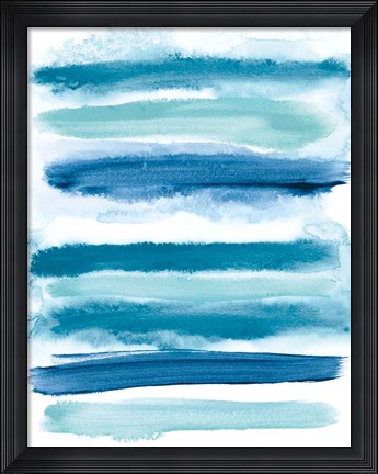 Framed Waves II Print