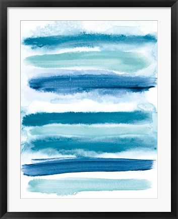 Framed Waves II Print