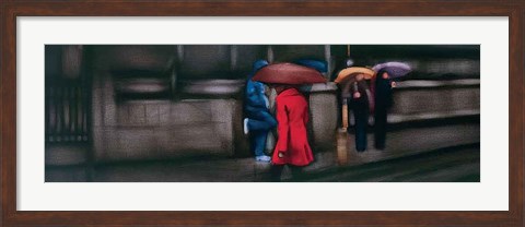 Framed Down On The Street Print