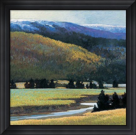 Framed Foothills In The Late Spring Print
