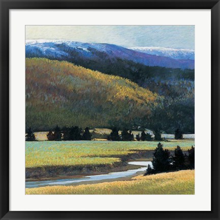 Framed Foothills In The Late Spring Print