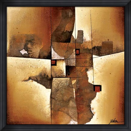 Framed Melted Patterns Print