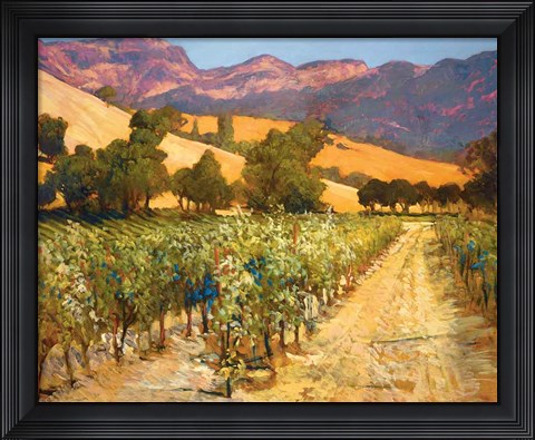 Framed Wine Country Print