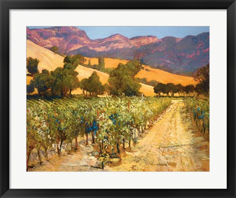 Framed Wine Country Print