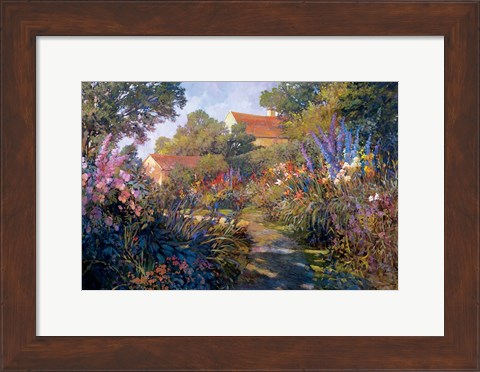 Framed Annapolis Garden Print