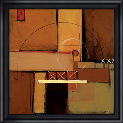 Framed Aerial View II Print