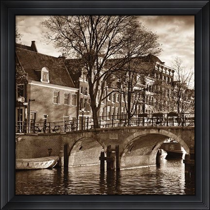 Framed Autumn in Amsterdam II Print