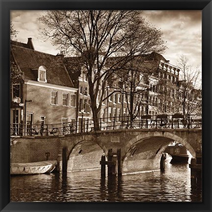 Framed Autumn in Amsterdam II Print