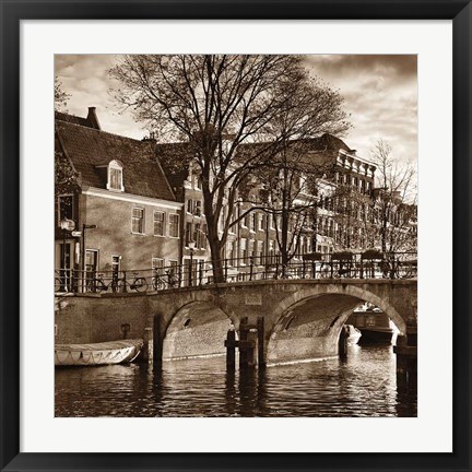 Framed Autumn in Amsterdam II Print